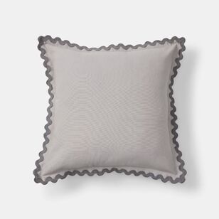 Chyka Home Verona Cushion Charcoal 50 x 50 cm